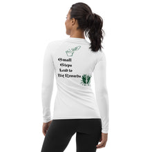 Load image into Gallery viewer, Small Steps Lead to Big Rewards- Rash Guard