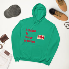 Load image into Gallery viewer, E-motion is Energy in Motion-Unisex Fleece Hoodie